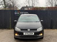 Used VW Polo Match 90 HP (66 kW) 2016 Black Hatchback