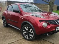Used Nissan Juke N-TEC 117 HP (86 kW) 2013 Red SUV