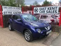 Used Nissan Juke Tekna 117 HP (86 kW) 2016 Blue SUV