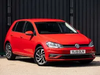 Used VW Golf VII Match 115 HP (84 kW) 2019 Red Hatchback