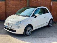 Used Fiat 500 Lounge 69 HP (50 kW) 2015 White Hatchback