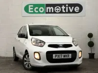 Used Kia Picanto 84 HP (61 kW) 2017 White Hatchback