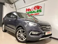Begagnad Hyundai Santa Fe Premium SE 197 HK (144 kW) 2018 Blå SUV