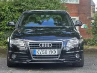 Used Audi A4 S-Line 140 HP (102 kW) 2008 Black Sedan