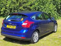Used Ford Focus Titanium 123 HP (90 kW) 2014 Blue Hatchback