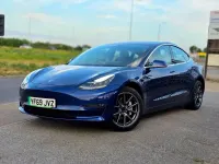 Used Tesla Model 3 Long Range AWD 366 kW (498 HP) 2019 Blue Sedan
