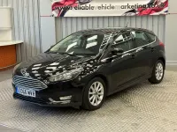 Used Ford Focus Titanium 125 HP (91 kW) 2016 Black Hatchback