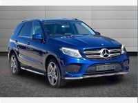 Used Mercedes GLE250 AMG Line Premium 200 HP (147 kW) 2017 Blue SUV