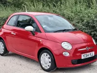 Used Fiat 500 69 HP (50 kW) 2014 Red Hatchback