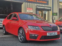 Used Skoda Octavia vRS 184 HP (135 kW) 2014 Red Estate