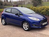 Used Ford Fiesta Zetec 2015 Blue Hatchback