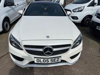 Used Mercedes C220 AMG Line Premium 170 HP (125 kW) 2016 White Coupe