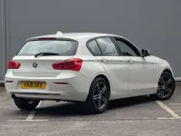 Used BMW 118 Sport Line 2018 White Hatchback