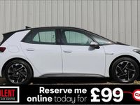 Used VW ID.3 Pro 106 kW (145 HP) 2022 White Hatchback