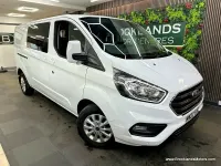 Used Ford Transit Custom Limited 130 HP (95 kW) 2022 White Van