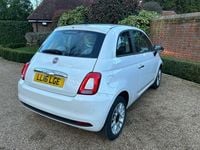 Used Fiat 500 Pop Star 69 HP (50 kW) 2016 White Hatchback