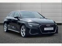 Used Audi A3 S-Line 110 HP (80 kW) 2022 Black Sedan