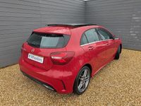 Used Mercedes A220 AMG Line Premium Plus 177 HP (130 kW) 2017 Red Hatchback
