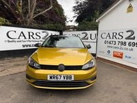 Used VW Golf VII SE 125 HP (91 kW) 2017 Yellow Hatchback