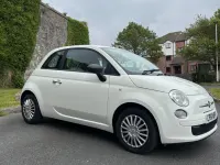 Begagnad Fiat 500 Pop 69 HK (50 kW) 2012 Vit Halvkombi
