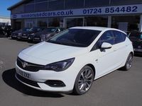 Used Vauxhall Astra SRi 122 HP (89 kW) 2020 White Hatchback