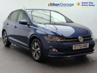 Used VW Polo Match 95 HP (69 kW) 2020 Blue Hatchback