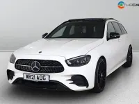 Used Mercedes E220 AMG line 194 HP (142 kW) 2021 White Estate