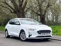 Used Ford Focus Titanium 125 HP (91 kW) 2018 White Hatchback
