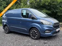 Used Ford Transit Custom Sport 185 HP (136 kW) 2021 Blue Van