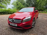 Used Mercedes A180 122 HP (89 kW) 2013 Red Hatchback