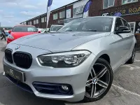 Used BMW 116 Sport Line 116 HP (85 kW) 2015 Silver Hatchback