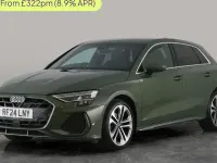 Used Audi A3 Sportback S-Line 150 HP (110 kW) 2024 Green Hatchback