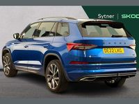 Used Skoda Kodiaq SportLine 196 HP (144 kW) 2022 Race blue metallic SUV