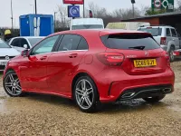 Käytetty Mercedes A200 AMG line 2015 Punainen Viistoperä