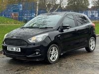 Used Ford Ka Plus Zetec 2017 Black Hatchback