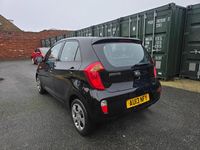 Second-hand Kia Picanto 68 CP (50 kW) 2013 Negru Hatchback
