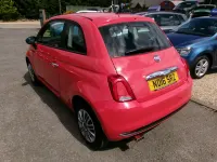 Used Fiat 500 Pop 69 HP (50 kW) 2016 Pink Hatchback
