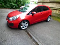 Used Kia Rio 2014 Red Hatchback