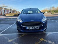 Used Ford Fiesta Zetec 2017 Blue Hatchback