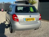 Used Skoda Fabia SE 69 HP (50 kW) 2013 Silver Hatchback