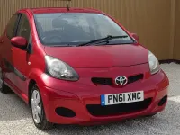 Used Toyota Aygo 68 HP (50 kW) 2011 Red Hatchback