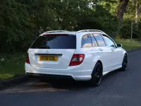 Used Mercedes C180 156 HP (114 kW) 2009 White Estate