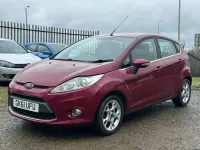 Used Ford Fiesta Zetec 2011 Red Hatchback