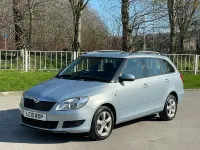 Used Skoda Fabia SE 105 HP (77 kW) 2010 Blue Estate
