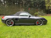 Usado Porsche Boxster 260 HP (191 kW) 2004 Cinzento Cabrios