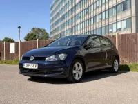 Used VW Golf VII Match 125 HP (91 kW) 2015 Blue Hatchback