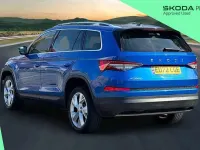 Used Skoda Kodiaq SE L 150 HP (110 kW) 2022 Race blue metallic SUV