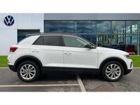 New VW T-Roc Match 150 HP (110 kW) 2025 Pure white flat black SUV