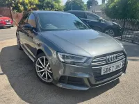 Used Audi A3 Black Edition 150 HP (110 kW) 2018 Grey Sedan