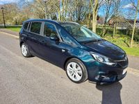 Used Vauxhall Zafira SRi 150 HP (110 kW) 2018 Green MPV